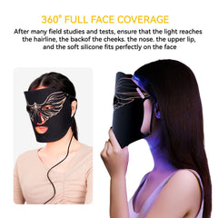 New Red Led Light Therapy Infrared Soft Mask 4 Color Led Therapy Advanced Photon Mask